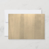Fallende Gold Ginkgo Blätter Hochzeit RSVP Card (Rückseite)