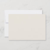 Fallende Gold Ginkgo Blätter Hochzeit RSVP Card Karte (Rückseite)