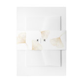 Fallende Gold Ginkgo Blätter Hochzeitsband Einladungsbanderole (Vorderseite Beispiel)