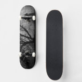 Fallende Grenzen zwischen der ursprünglichen Kunst Skateboard (Vorderseite)