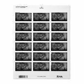 Fallende grimmige Sensenmann Urkunst Grenzen zwisc Adressaufkleber (Vorne)