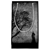 Fallende grimmige Sensenmann Urkunst Grenzen zwisc Kleine Geschenktüte (Vorderseite)