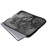 Fallende grimmige Sensenmann Urkunst Grenzen zwisc Laptopschutzhülle (Vorne Knopf)