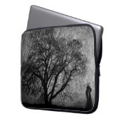 Fallende grimmige Sensenmann Urkunst Grenzen zwisc Laptopschutzhülle (Vorderseite Links)