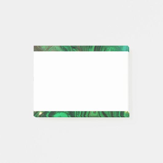 Fallende grüne, wirbelnde Steine Post-it Klebezettel (Vorderseite)