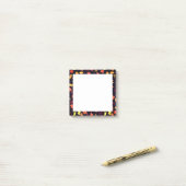 Fallende Herbst verlässt Gerahmte Post it Notes Post-it Klebezettel (Auf Schreibtisch)