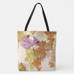 "fallende Herbstblätter" All-Over-Druck TOTE Tasche