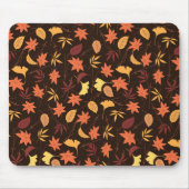 Fallende Herbstblätter Mousepad (Vorne)