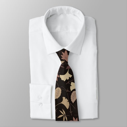 Fallende Herbstleaves Season Neck Tie Krawatte (Gebunden)