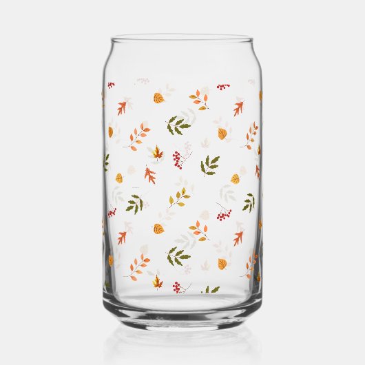 Fallende Herbstrückgänge Dosenglas (Vorderseite)