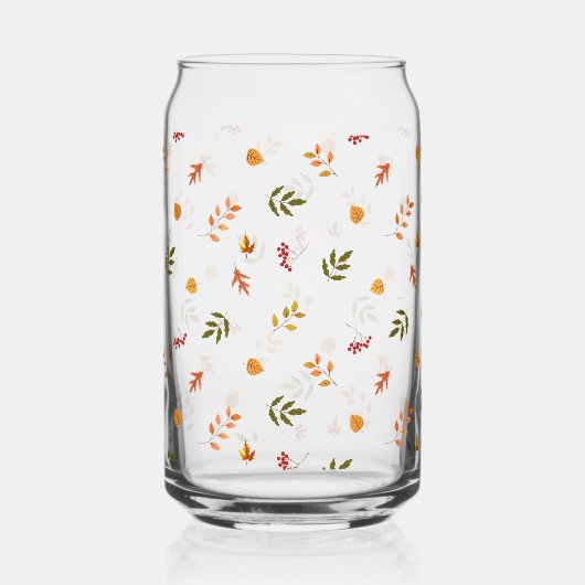 Fallende Herbstrückgänge Dosenglas (Links)