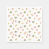 Fallende Herbstrückgänge Serviette (Vorderseite)