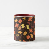 Fallende Herbstrückgänge Tasse (Zentrum)