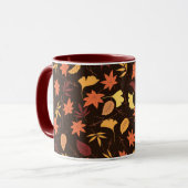 Fallende Herbstrückgänge Tasse (Vorderseite Links)