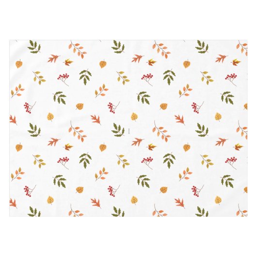 Fallende Herbstrückgänge Tischdecke (Vorderseite (Horizontal))
