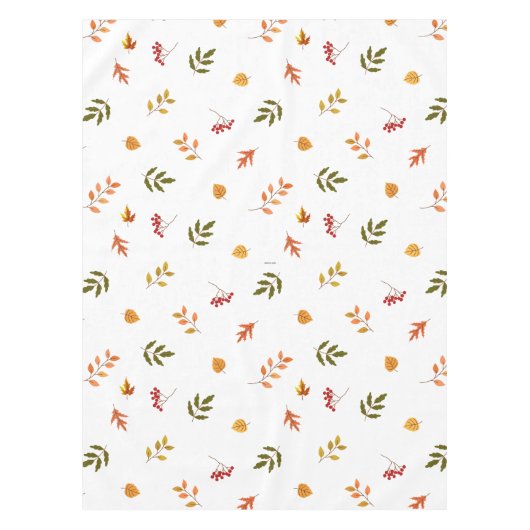 Fallende Herbstrückgänge Tischdecke (Vorderseite)