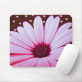 Fallende Herz-Blume Mousepad (Mit Mouse)