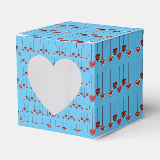 Fallende Herzen Geschenkschachtel (Vorderseite)