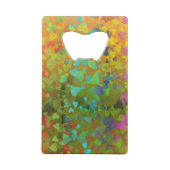 Fallende Herzen Orange Geldbeutel Flaschenöffner (Rückseite)