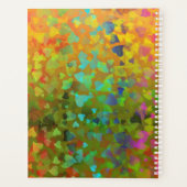 Fallende Herzen Orange Planer (Rückseite)