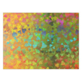 Fallende Herzen Orange Tischdecke (Vorderseite (Horizontal))