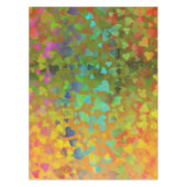 Fallende Herzen Orange Tischdecke (Vorderseite)
