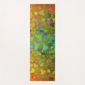 Fallende Herzen Orange Yogamatte (Vorderseite)