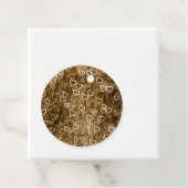 Fallende Herzen - Sepia Geschenkanhänger (Beispiel)