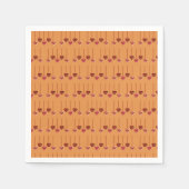 Fallende Herzen Serviette (Vorderseite)