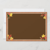 Fallende in der Liebe Einladung zur Hochzeit (Rückseite)