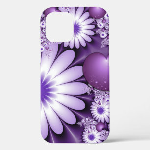 Fallende in Liebe Abstrakte Blume & Herz Fraktal Case-Mate iPhone Hülle