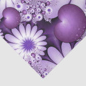 Fallende in Liebe Abstrakte Blume & Herz Fraktal Seidenpapier (Detail)