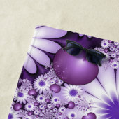 Fallende in Liebe Abstrakte Blume & Herz Fraktal Strandtuch (Beispiel)