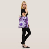 Fallende in Liebe Abstrakte Blume & Herz Fraktal Tasche (Am Model)