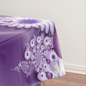 Fallende in Liebe Abstrakte Blume & Herz Fraktal Tischdecke (Beispiel)