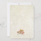 Fallende in Liebe Bridal Dusche Einladung (Rückseite)