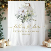 Fallende in Liebe Pumpkin Hochzeit Hintergrund Wandteppich