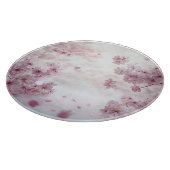 Fallende Kirschblüten Schneidebrett (Ecke)