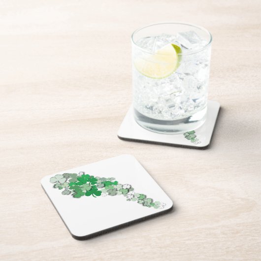 Fallende Kleeblätter Untersetzer (Rechte Seite)