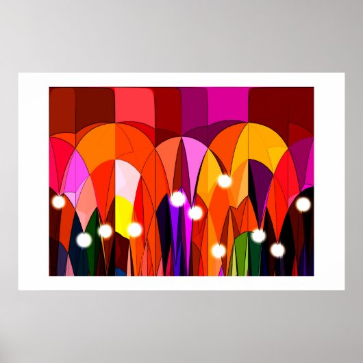 Fallende Kunst Poster (Vorne)