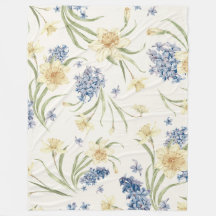Fallende leichte Blüte I Fleece Blanket Fall Flora
