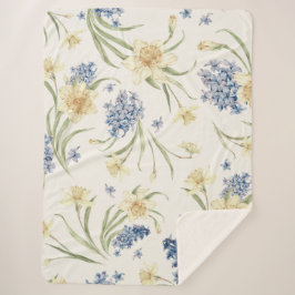 Fallende leichte Blüte I Sherpa Blanket Fall Flora Sherpadecke