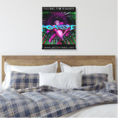 Fallende Leinwand (Insitu (Schlafzimmer))