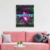 Fallende Leinwand (Insitu (Wohnzimmer))