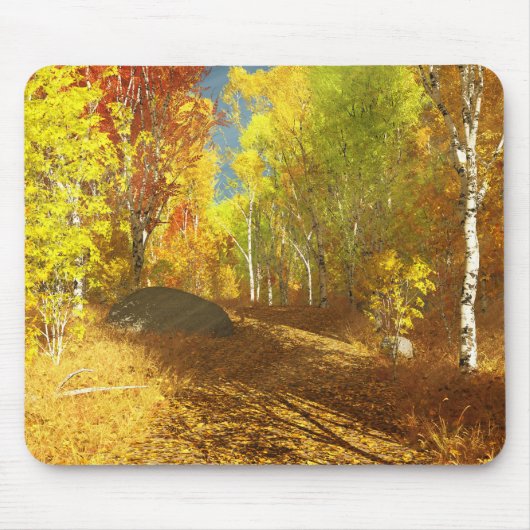 Fallende Lichtmousepad Mousepad (Vorne)