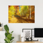 Fallende Light Print Poster (Heimbüro)