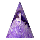 Fallende Lila Agate Geode Partyhütchen (Rückseite)