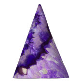 Fallende Lila Agate Geode Partyhütchen (Rechts)