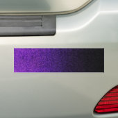 Fallende Lila und schwarze Glitzer-Gradient Autoaufkleber (Auf Auto)