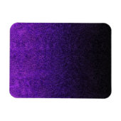 Fallende Lila und schwarze Glitzer-Gradient Magnet (Horizontal)